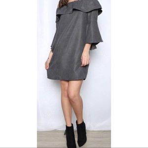 Bell Sleeve Mini Dress